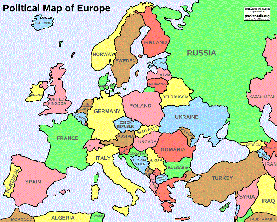 europe map